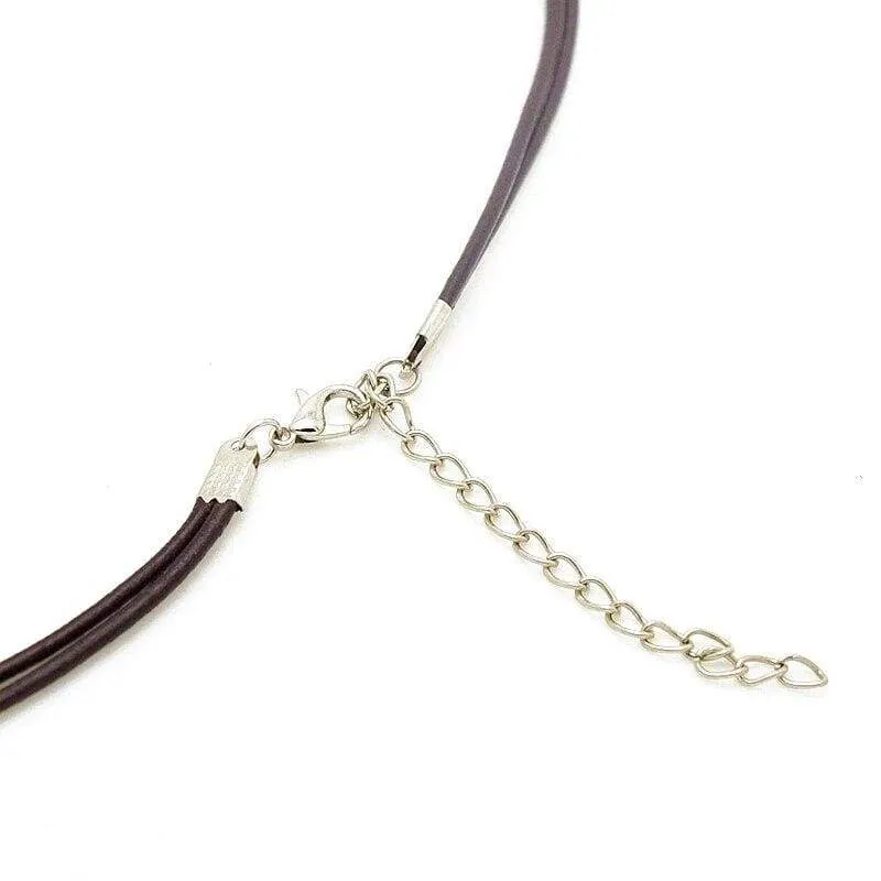 Handmade Dark Brown & Brown Retro Vintage Look Statement Bib Dangle Row Bone Chain Necklace For Women