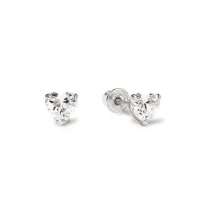 Heart Crystal Studs