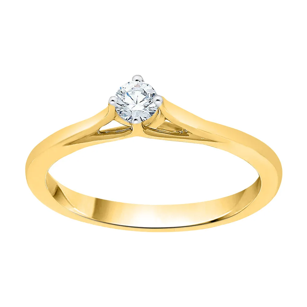 KATARINA 1/6 cttw Diamond Solitaire Engagement Ring