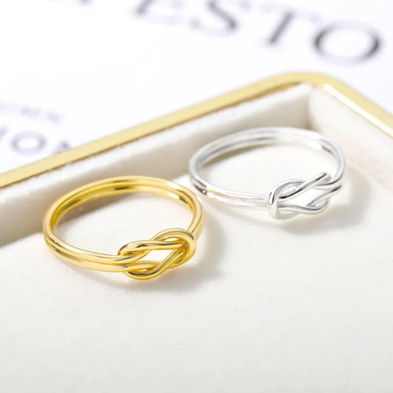 Knot Infinity Rings For Women