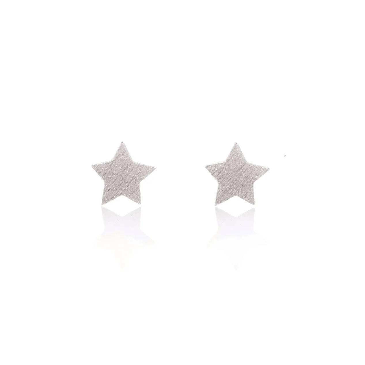 Linda Tahija Star Stud Earrings, Silver