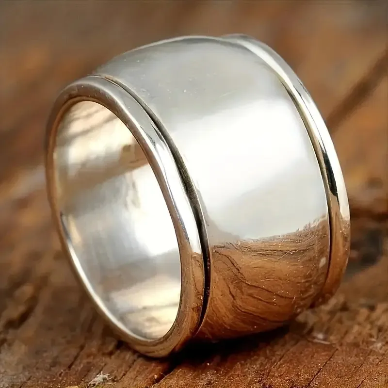 Minimalist Classic Silver Ring at Bling & Bloom's Boutique