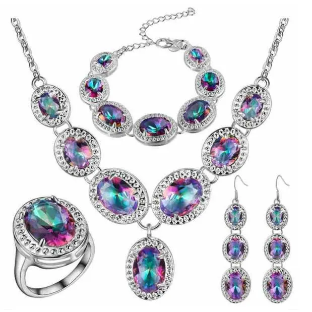 Mystic Topaz Jewelry Set