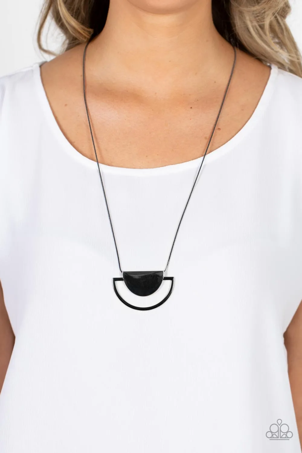 Necklaces Lunar Phases - Black