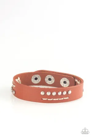 Paparazzi Bracelet ~ Always An Adventure - Brown