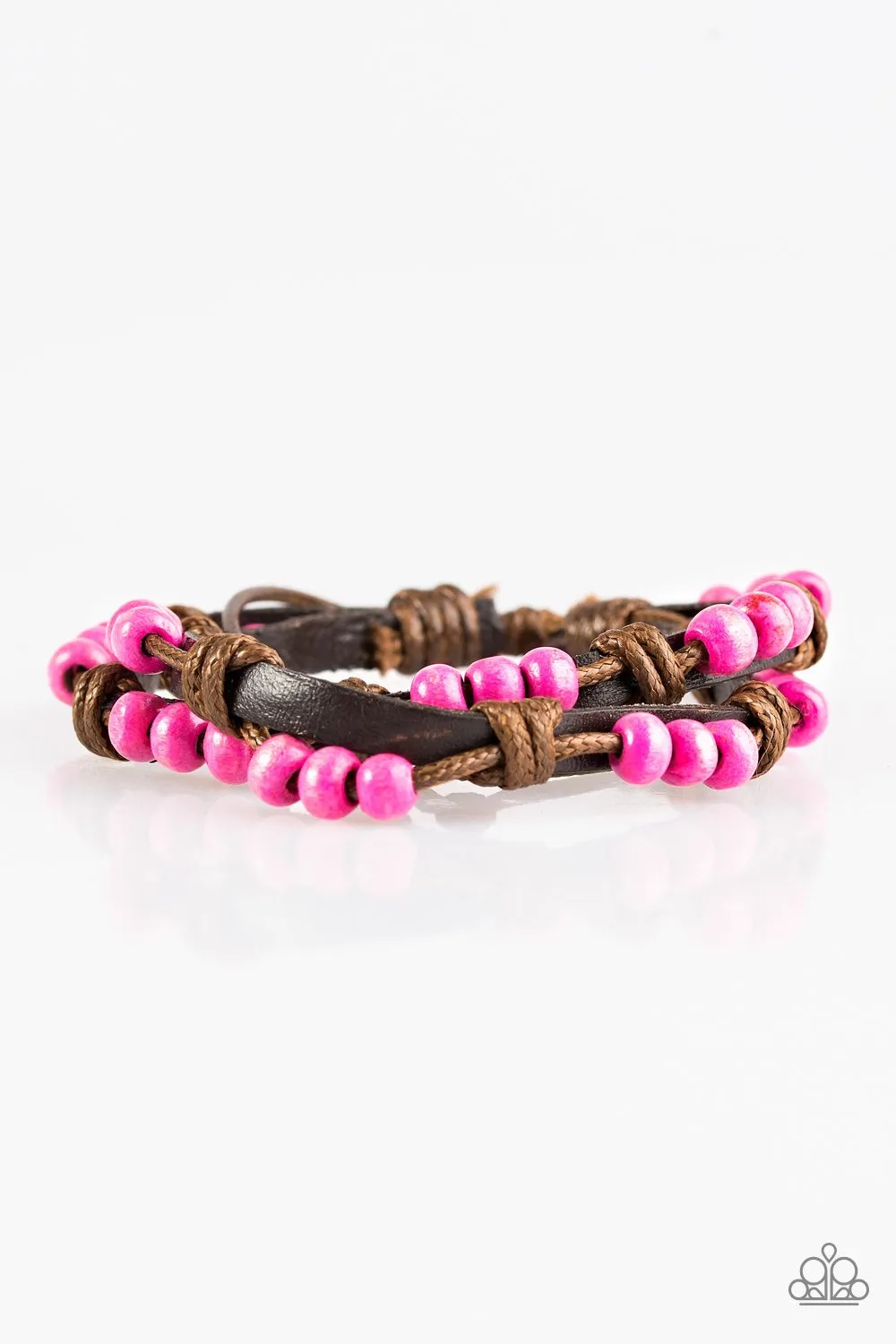 Paparazzi Bracelet ~ Bikinis and Boardwalks - Pink