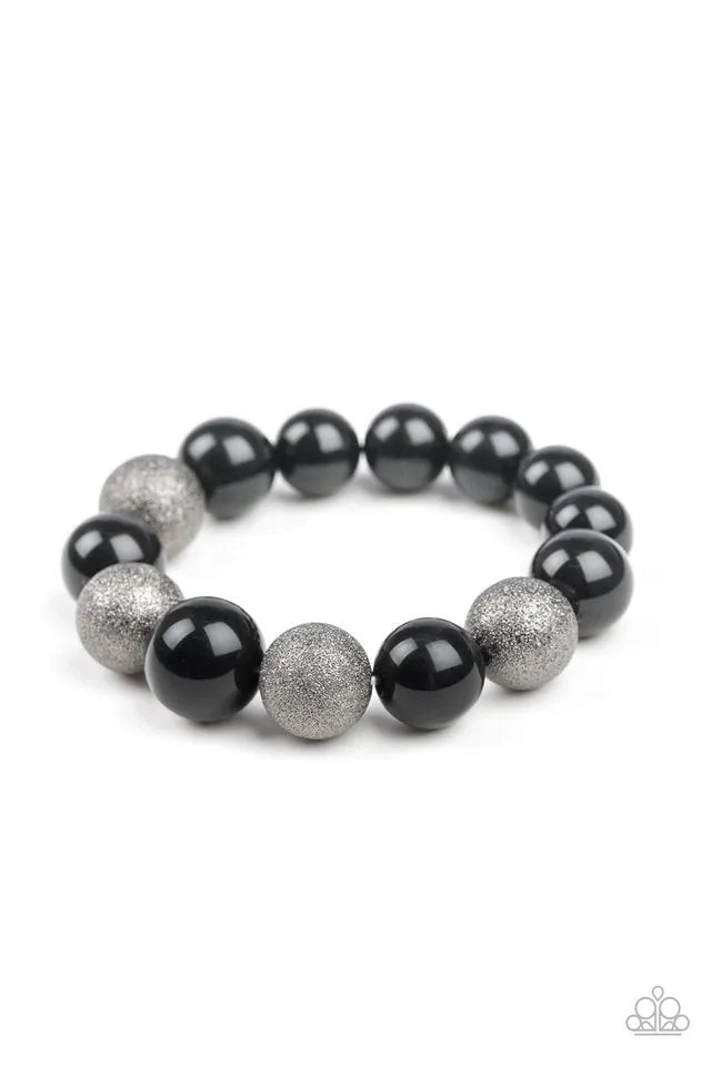 Paparazzi Bracelet ~ Humble Hustle - Black