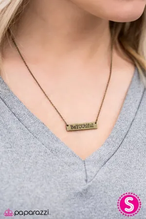 Paparazzi Necklace ~ Always BeYOUtiful - Brass