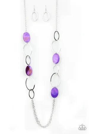 Paparazzi Necklace ~ Kaleidoscope Coasts - Purple