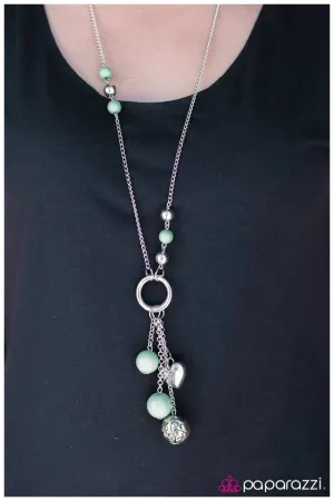 Paparazzi Necklace ~ Part Of The Movement - Green