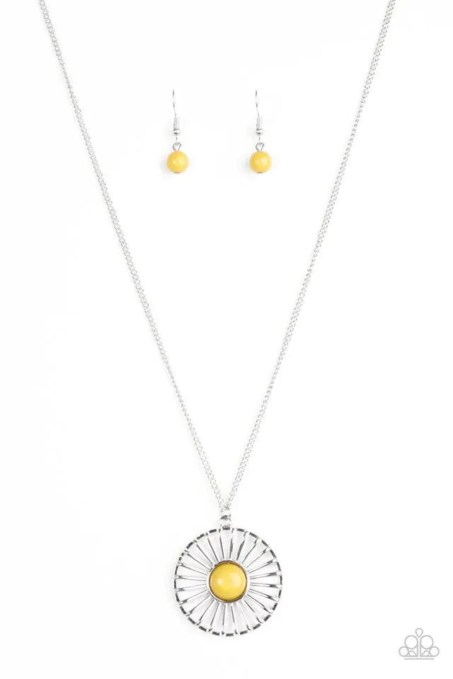 Paparazzi Necklace ~ She WHEEL Be Loved - Yellow