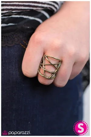 Paparazzi Ring ~ Call It A Night - Brass