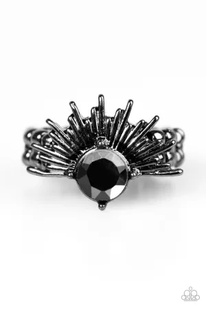 Paparazzi Ring ~ Electric Eclipse - Black