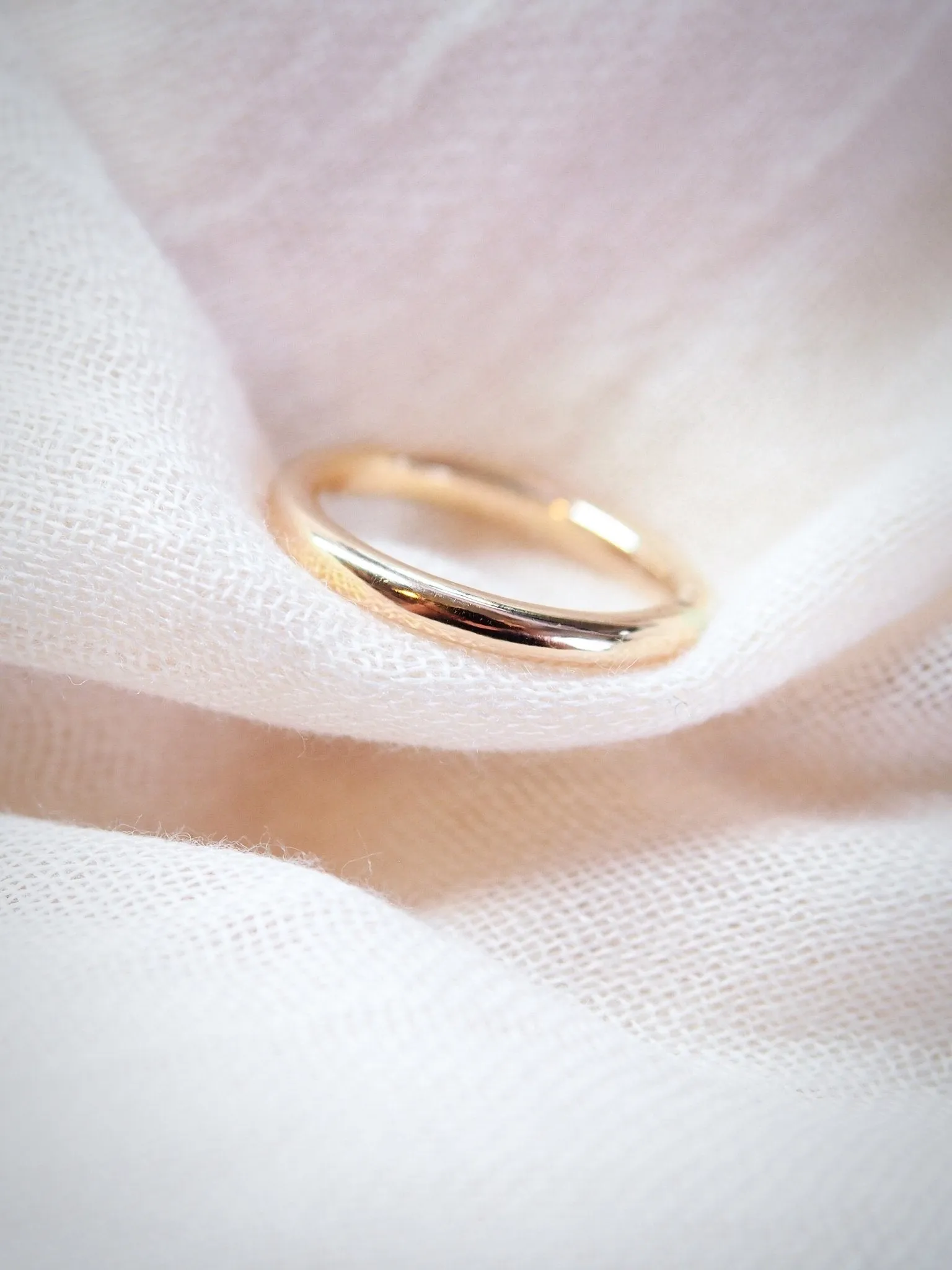 Plain Bold Gold Stack Ring - Maui