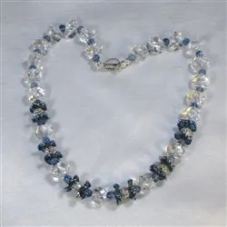 Rock Crystal Quartz Gemstone Bead Necklace