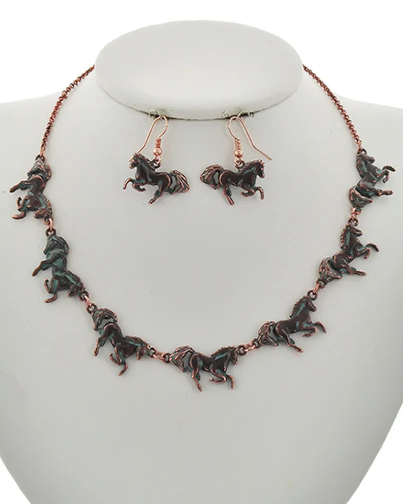 Running Horse Necklace