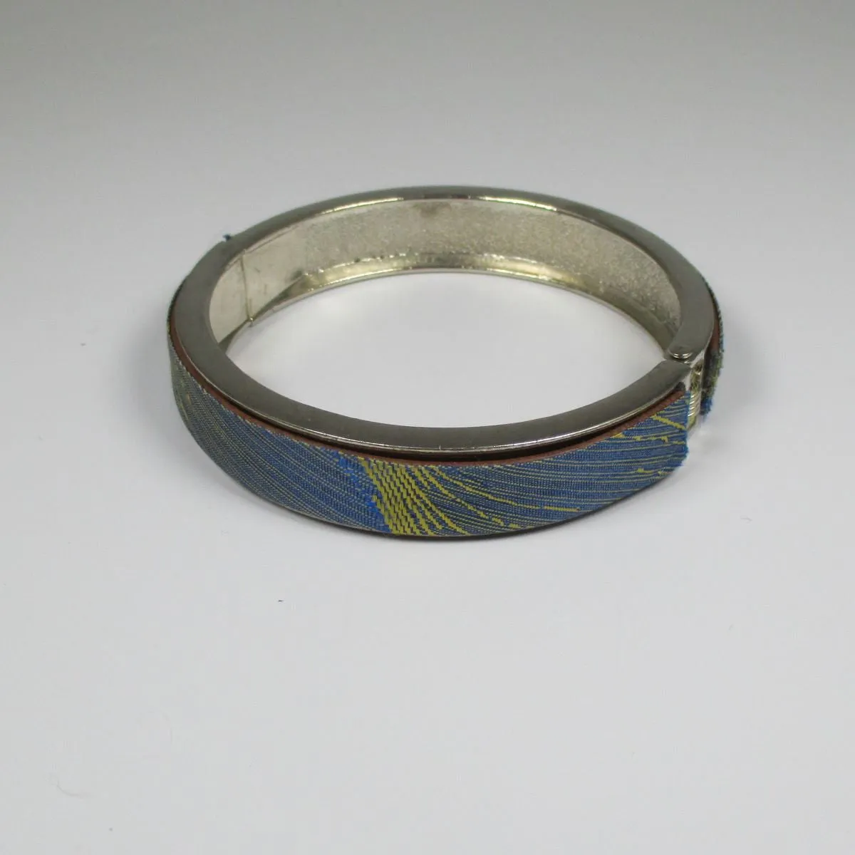 Silver Bangle Bracelet Leather Insert