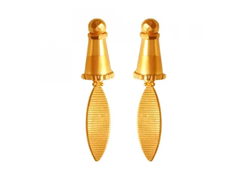 Simple & Elegant 22k Gold Earrings