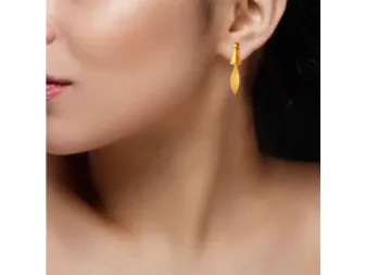 Simple & Elegant 22k Gold Earrings