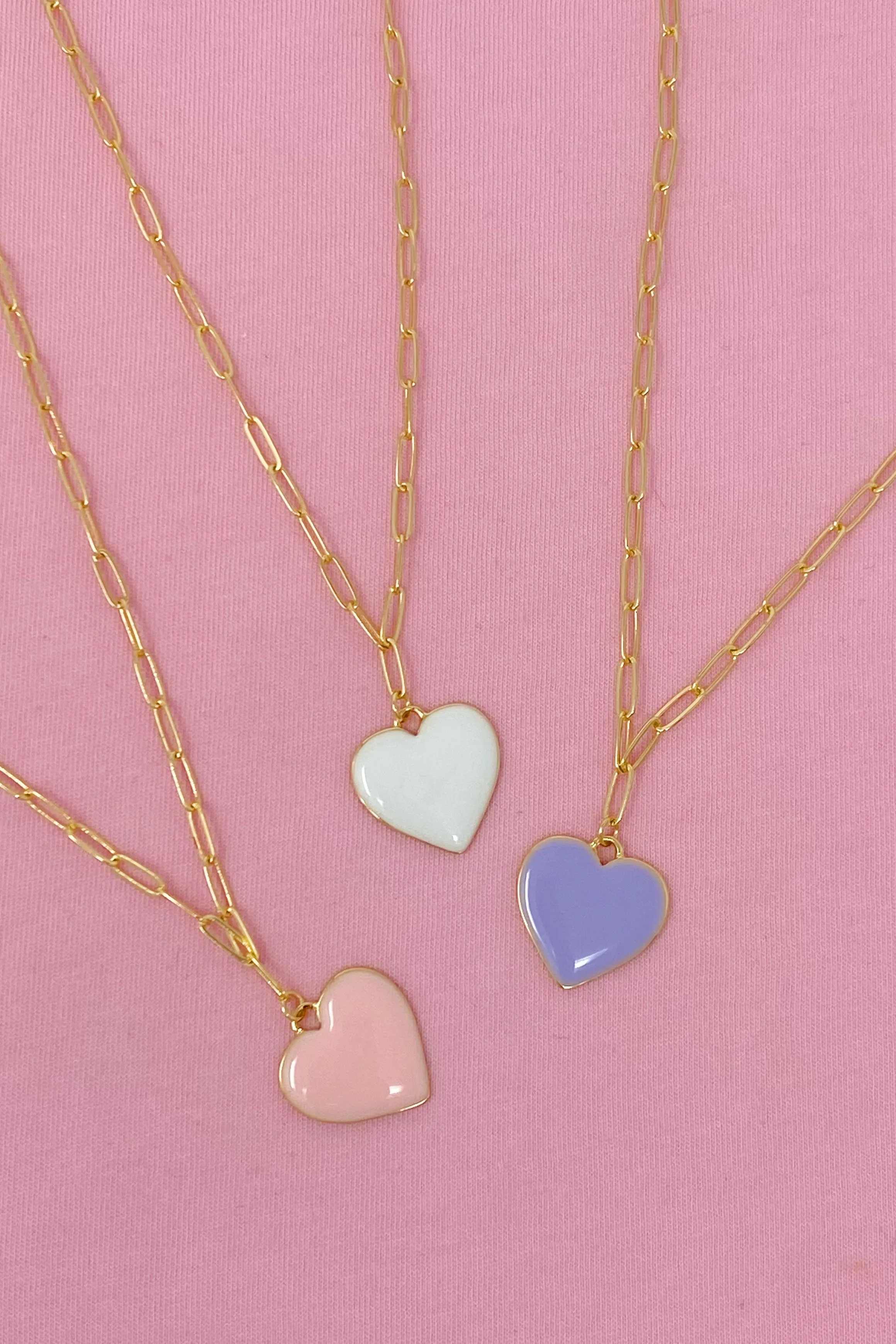 Soft Heart Pendant Necklace