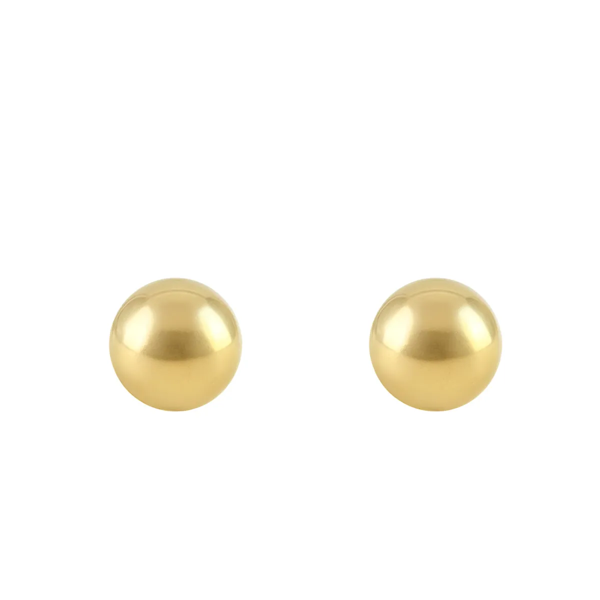 Soleil Collection 5mm Ball Stud Earrings | 9K Yellow Gold