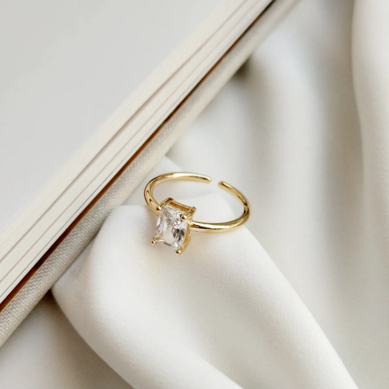 Square Diamond Ring