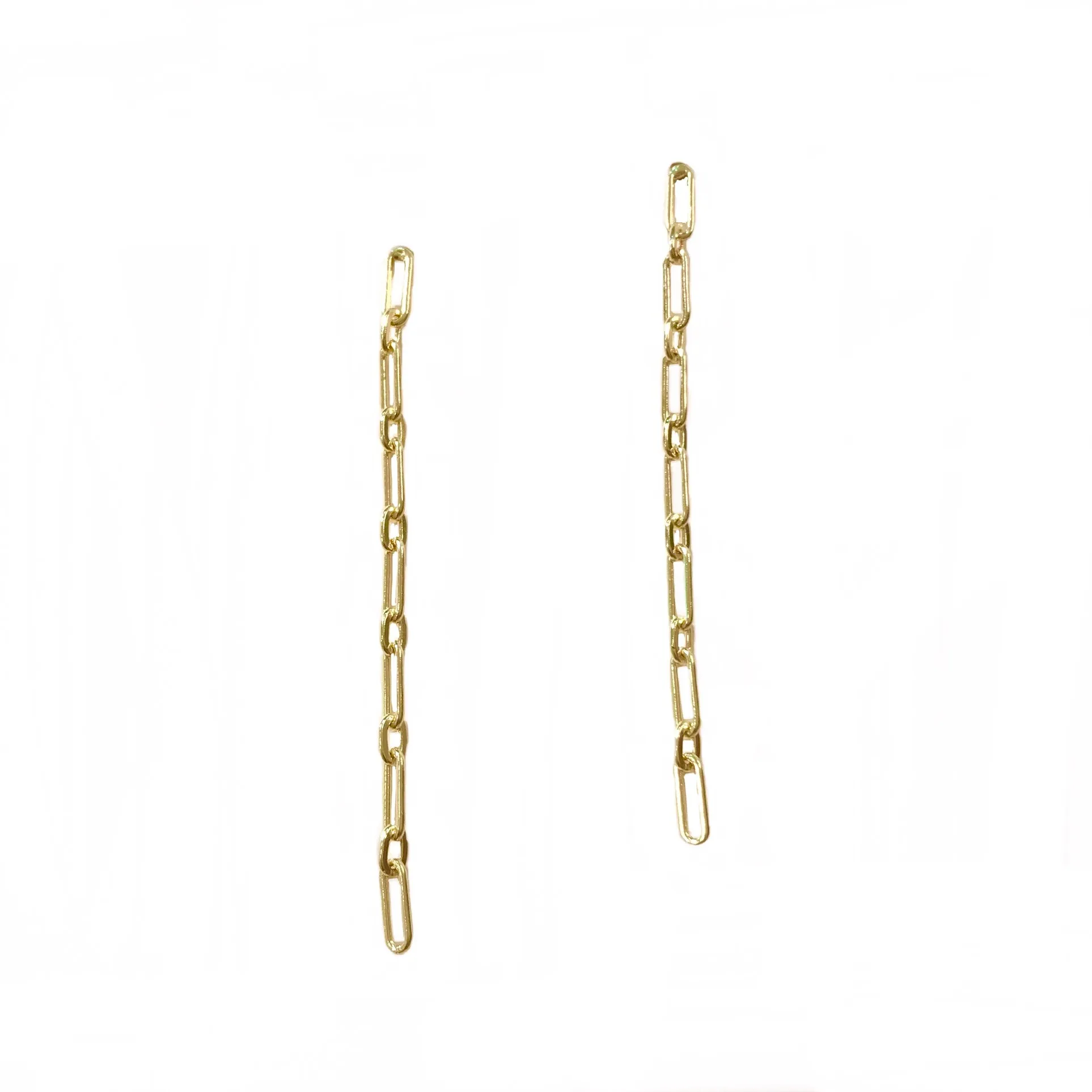 Sterling Silver Chain Link Earrings