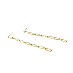 Sterling Silver Chain Link Earrings