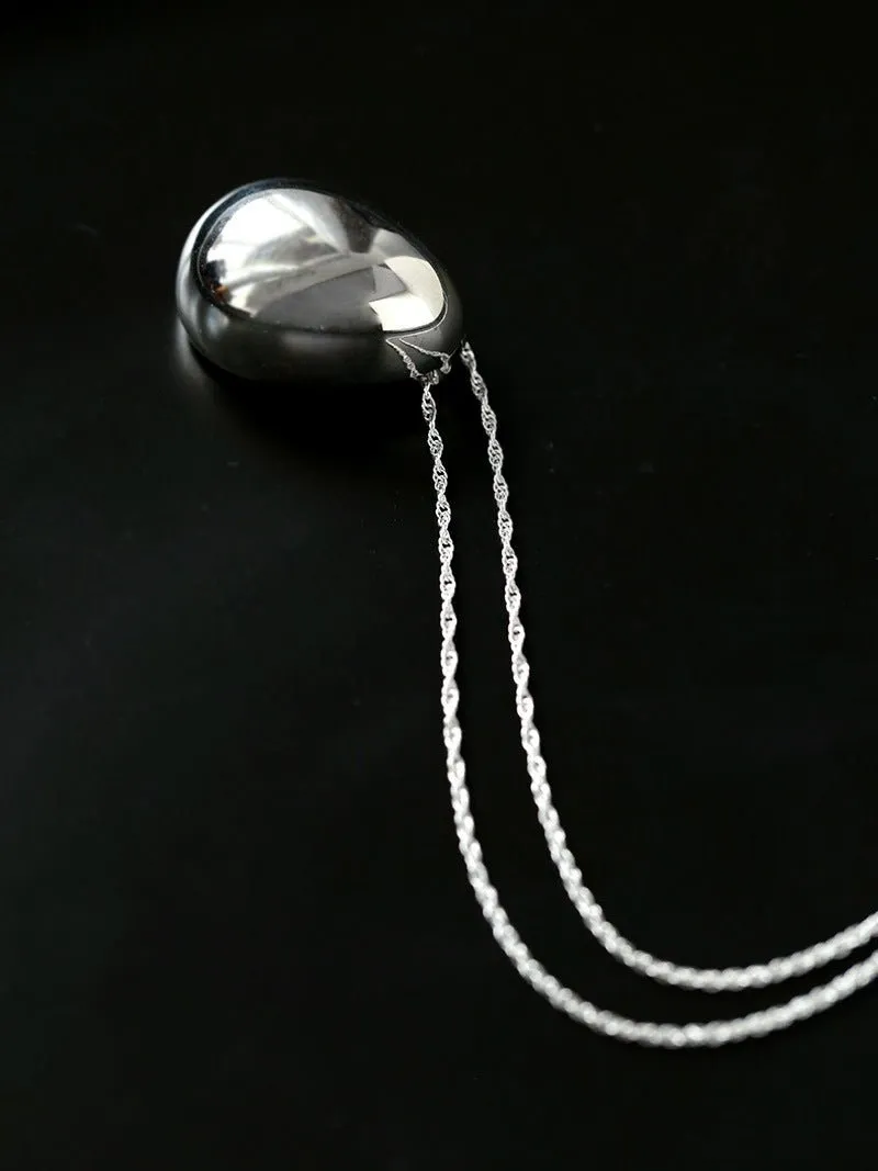 Stylish Large Water Drop Pendant Necklace