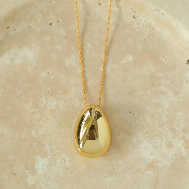 Stylish Large Water Drop Pendant Necklace