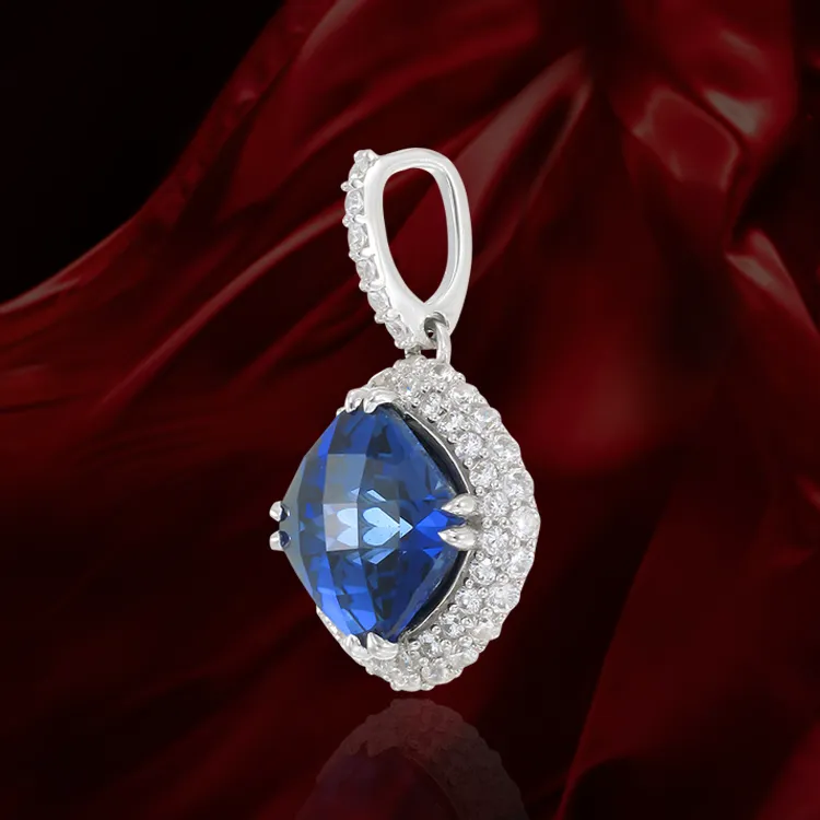 Sumptuous Blue Sapphire Pendant