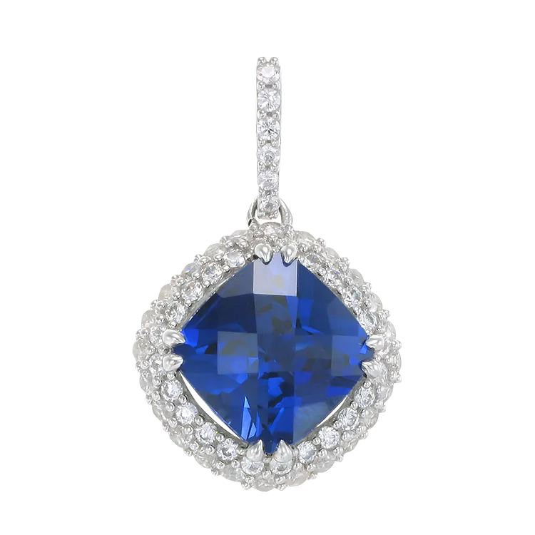 Sumptuous Blue Sapphire Pendant