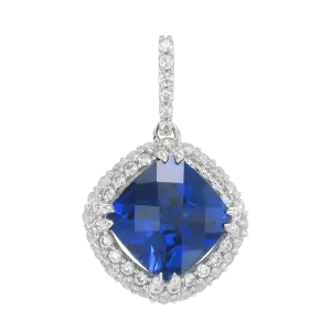 Sumptuous Blue Sapphire Pendant