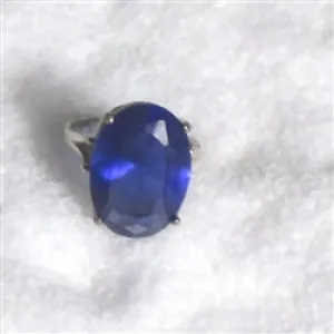 Tanzanite Fashion Ring Big Ring Size 7