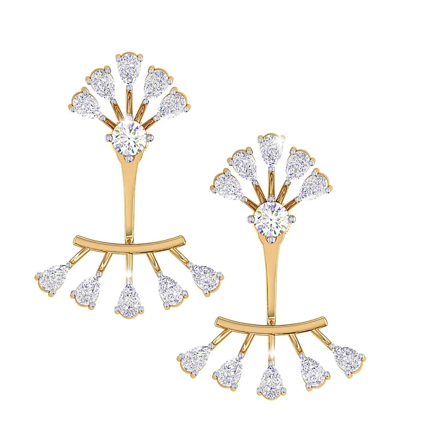 THE CHIC FAN EARRINGS