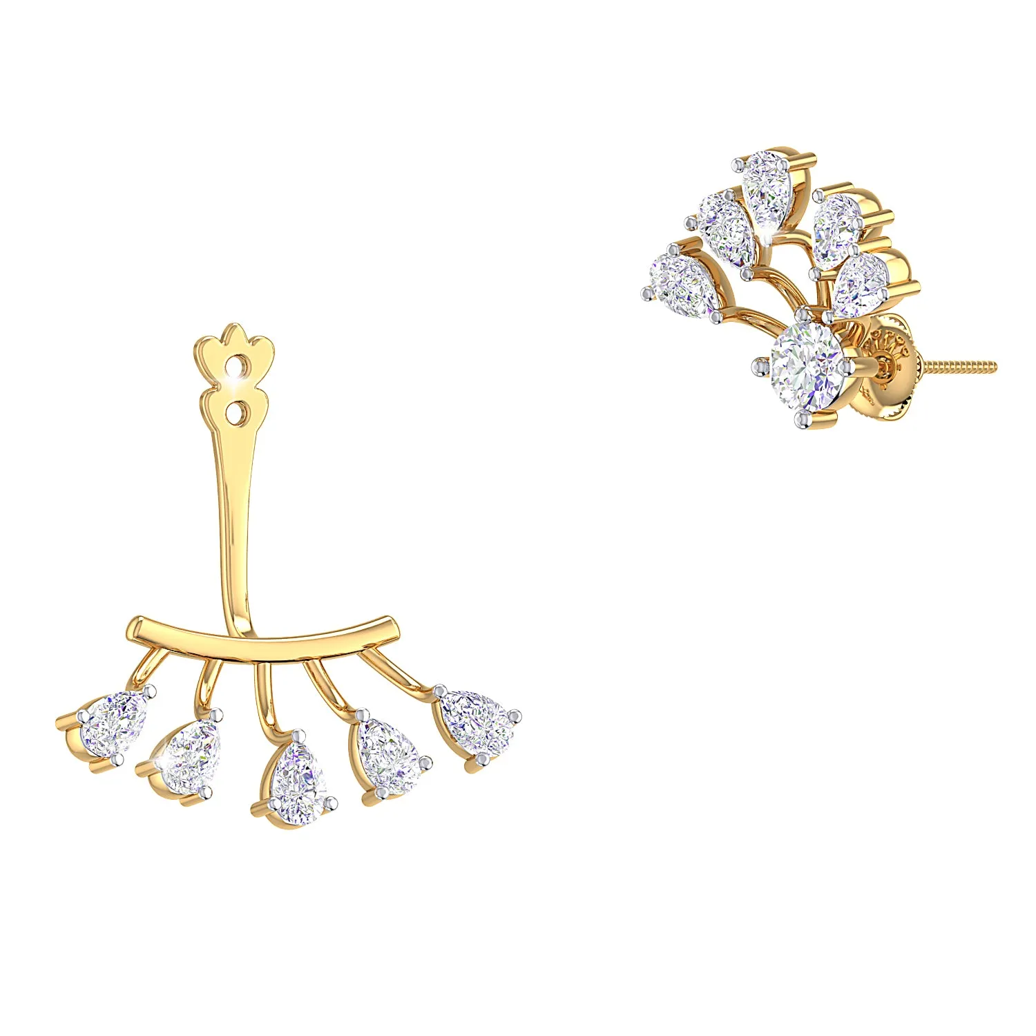 THE CHIC FAN EARRINGS