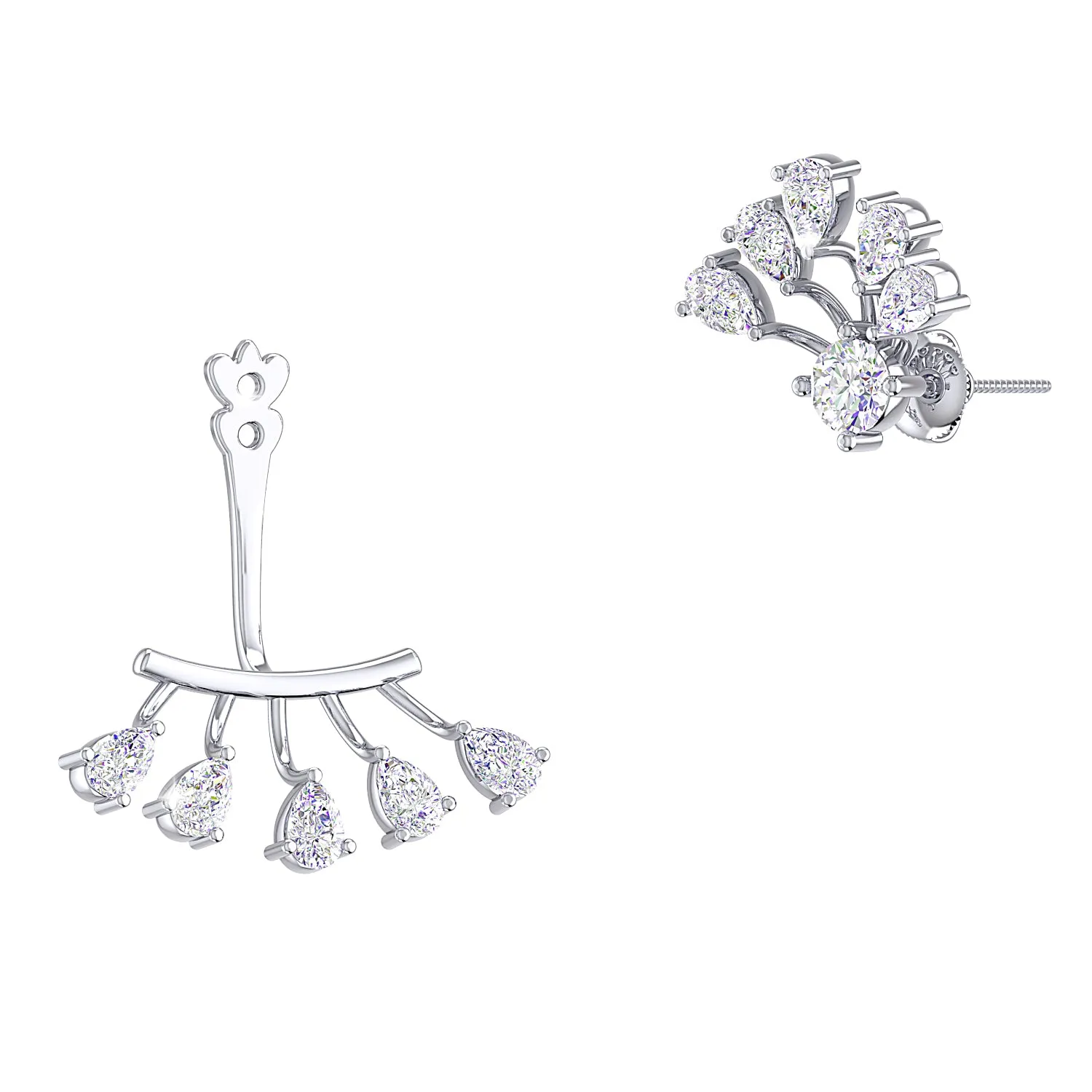 THE CHIC FAN EARRINGS