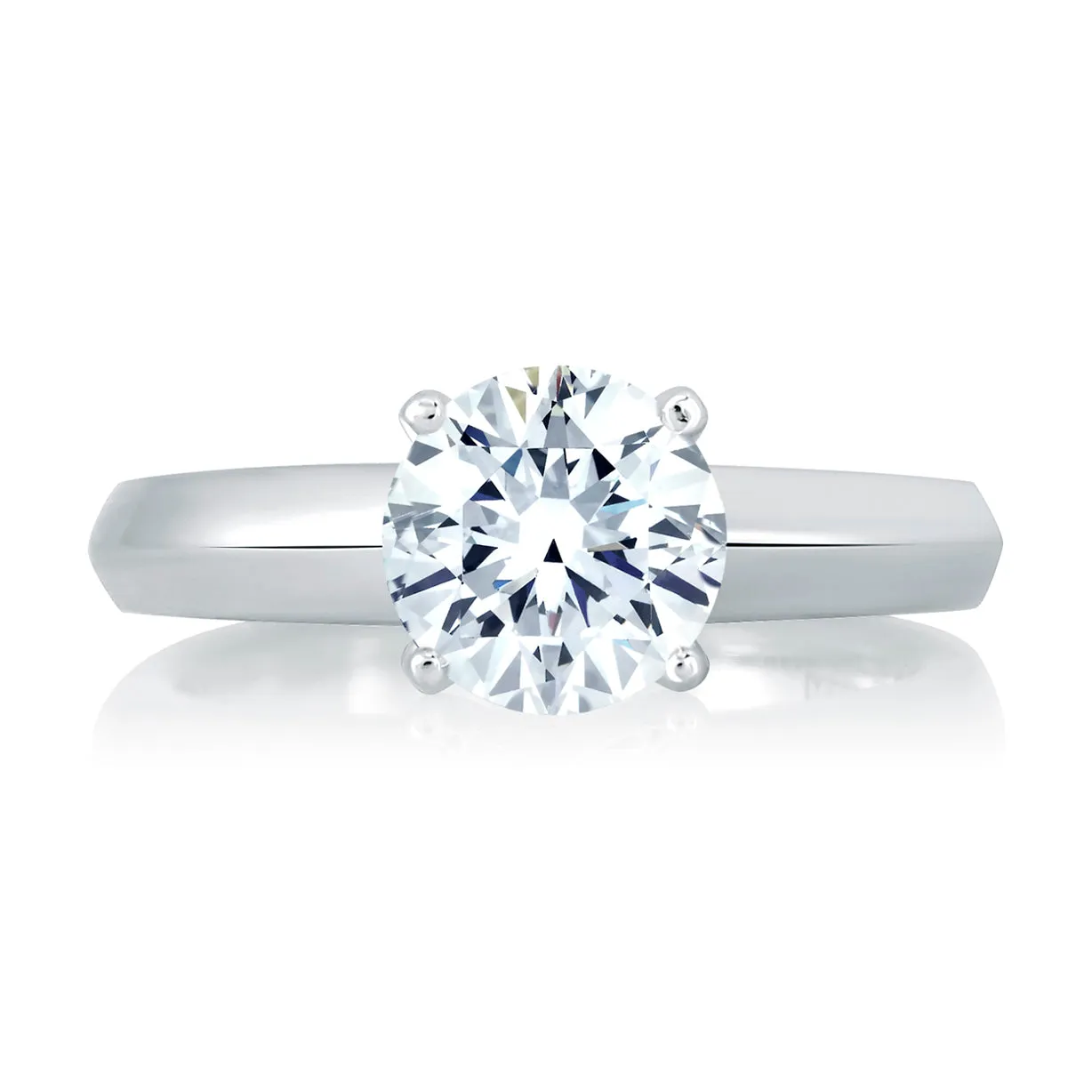 The Six Prong Solitaire Engagement Ring