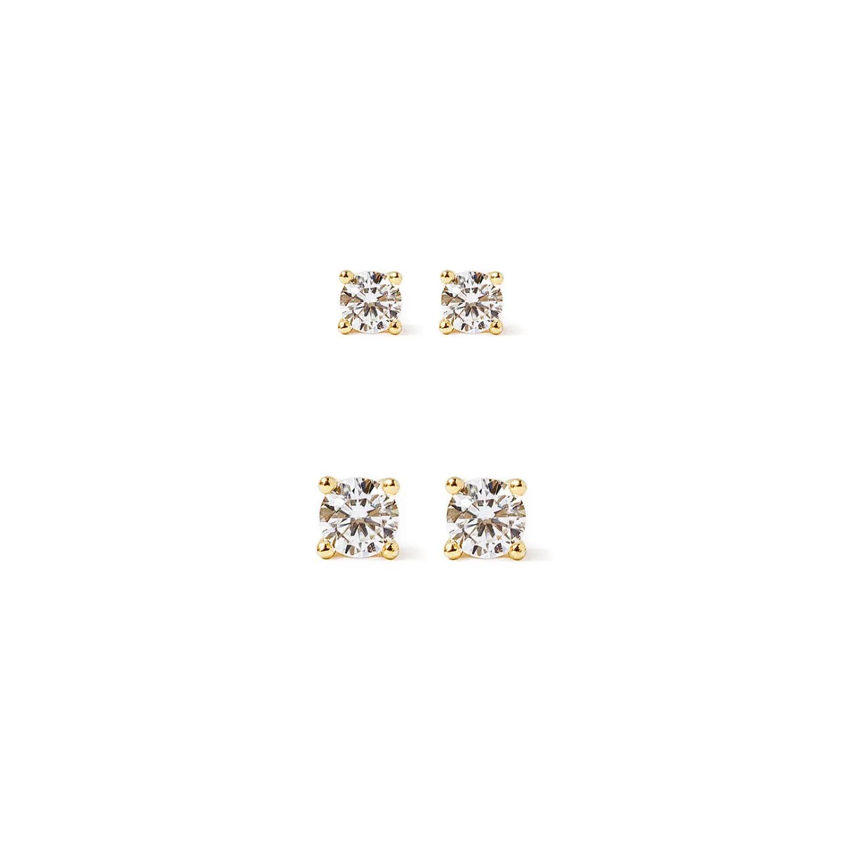 Tiny Crystal Studs Set