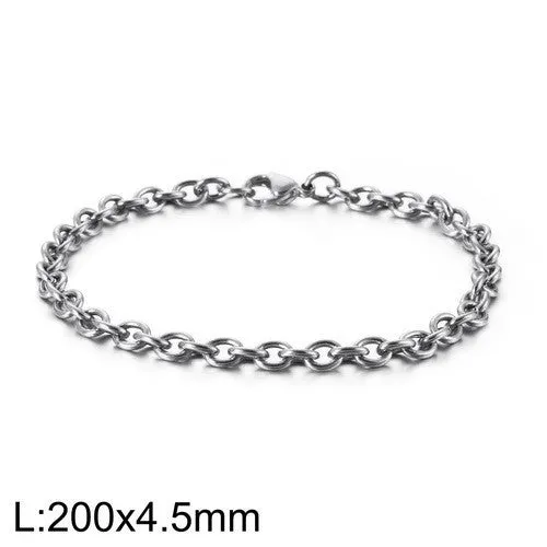 Trendy European and American O-Shaped Hollow Bracelets for Men - Personalized Stainless Steel Jewelry Wholesale