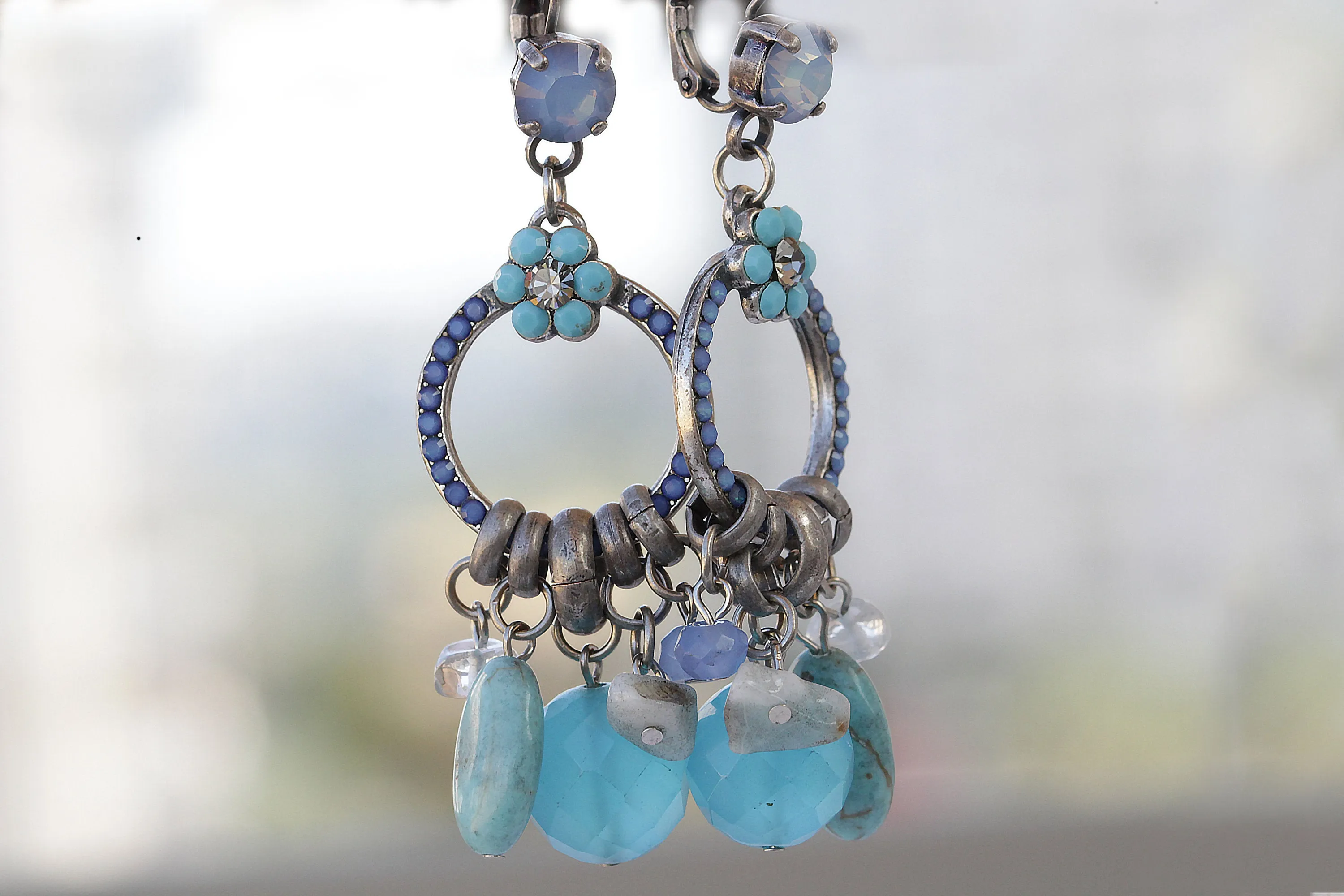 TURQUOISE BOHO EARRINGS