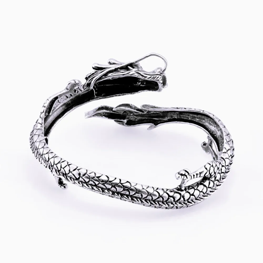 Vintage Winding Dragon Cuff Bracelet