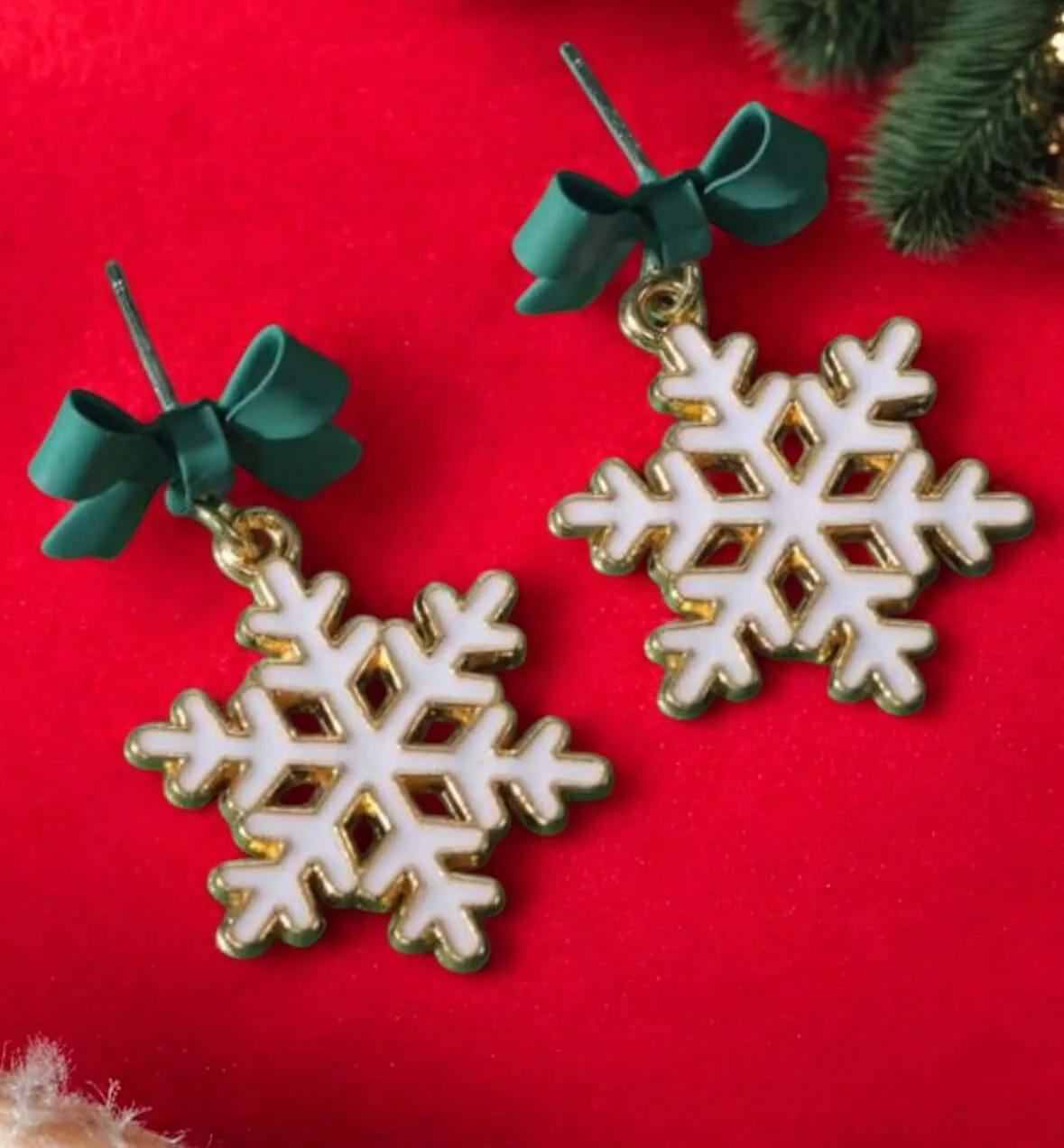 Winter Wonderland Snowflake Earrings