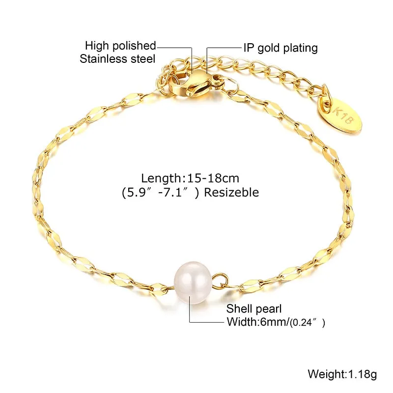 Women Ultra Thin Chain Link Cross Bracelet